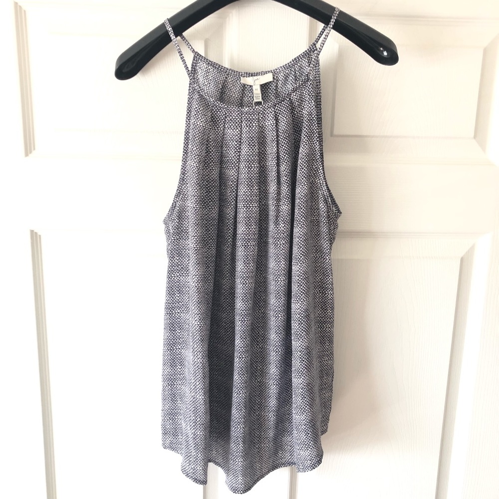 Joie Silk Amarey Print Halter Blouse Size M